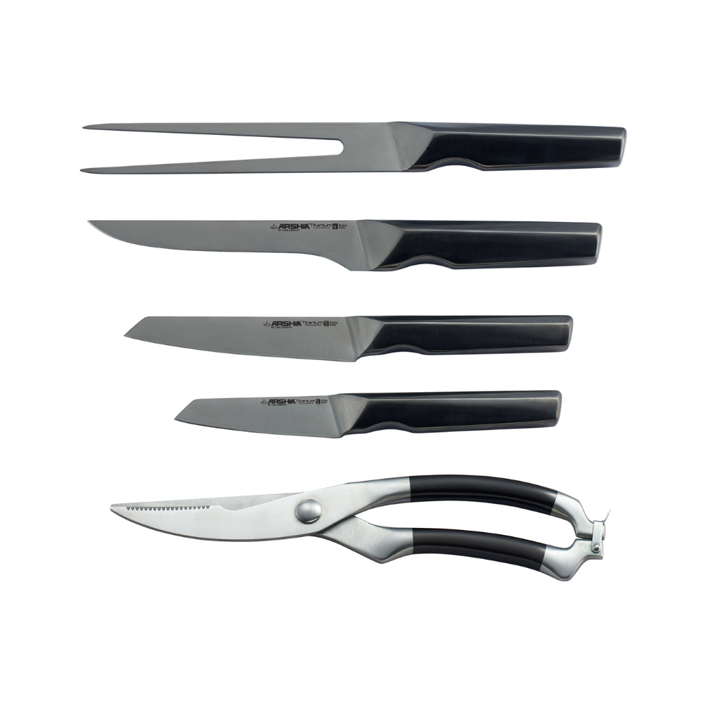 Arshia Titanium Knife Set 10Pcs