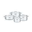 Arshia 8pcs Stainless Steel Cookware Set