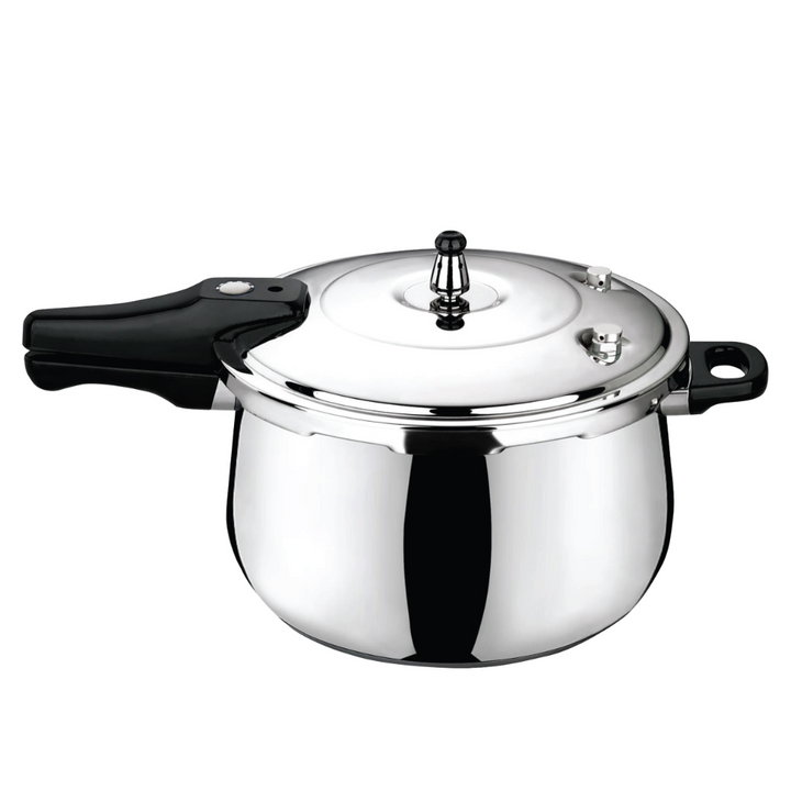 Arshia Premium Stainless Steel Pressure Cooker – 30cm, 18/8 Steel, Induction Base