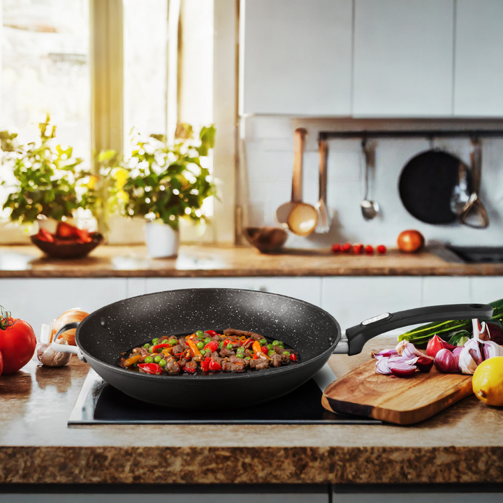 Arshia Cookwares Pans Fry Pan Forged Double Handle Frypan 32cm Premium Quality