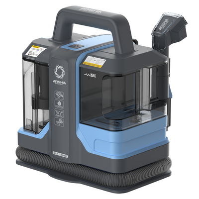 Arshia Spot Cleaner 750W – Dual Tank Carpet & Upholstery Cleaner, Portable Deep Stain Remover with 6.45m Reach, Brushes & 5m Power Cord