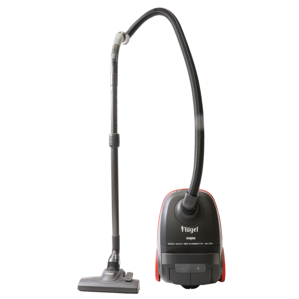 Flügel 2-in-1 Vacuum Cleaner – 2400W High Suction Power with HEPA Filter, For Carpets & Hard Floors