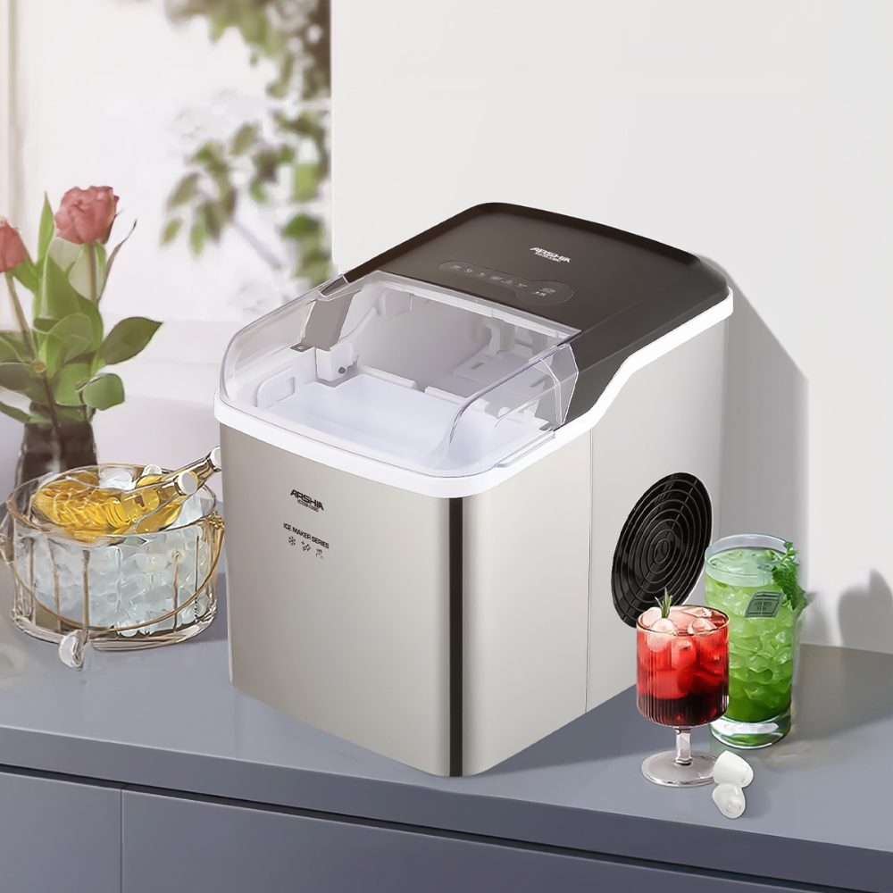 ARSHIA Ice Maker – 12KG Daily Capacity | Compact & Efficient