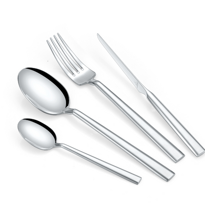 Arshia TM339S Shiny Silver 95pcs Cutlery Set