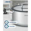 Arshia Stainless Steel Cookware set 10pcs Nonstick SS050-2990