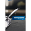 Arshia 26cm Tri-Ply Stainless Steel Fry Pan