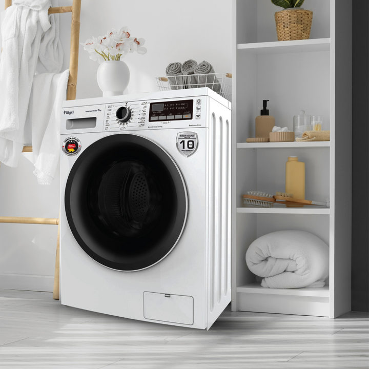 Flügel 7kg Front Load Washing Machine – 1400RPM, 16 Programs, Quick & Eco Wash, LED Display