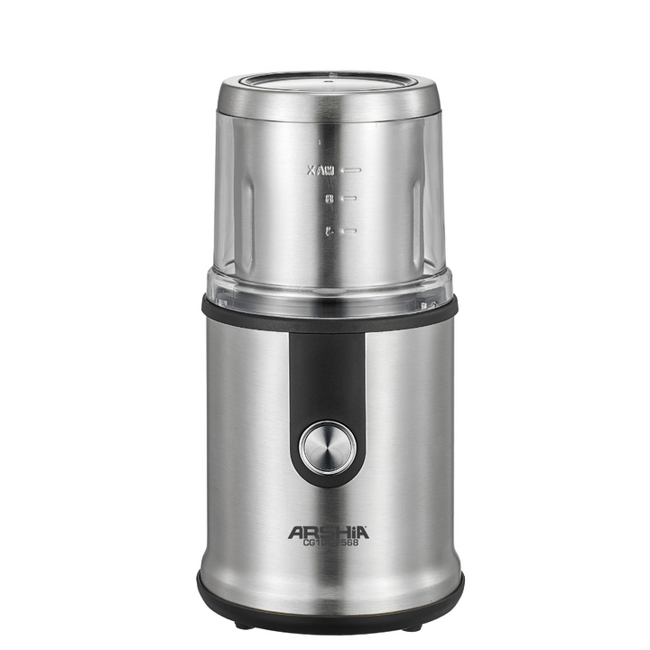 Arshia Premium Stainless Steel Coffee Grinder – 400W, 110g Capacity