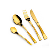 Arshia Stainless Steel Cutlery Sets 38pcs Gold