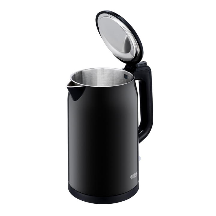 Arshia Electric Kettle 1.7L – 1800W Fast Boiling, Safe & Stylish – Black