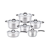 ARSHIA Stainless Steel Cookware Set 12pcs SS478