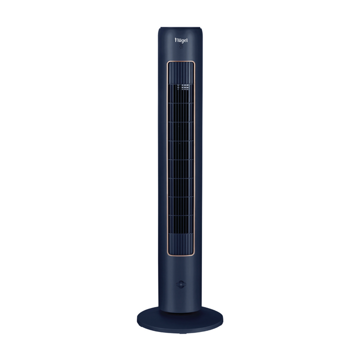 Flügel Smart Tower Fan with Oscillation, 3 Wind Modes, Timer & Scent Diffuser