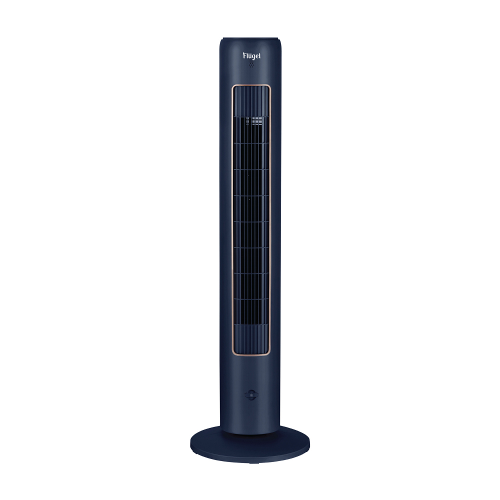 Flügel Smart Tower Fan with Oscillation, 3 Wind Modes, Timer & Scent Diffuser