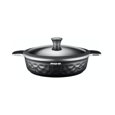 Arshia Fry Pan with Double Handle Lid 32cm