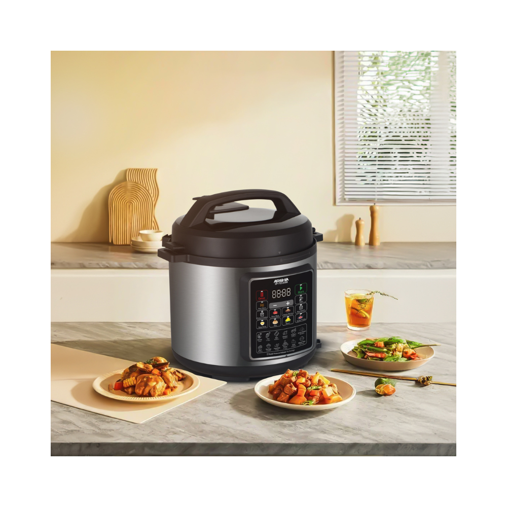 Arshia Digital Pressure Express Cooker 6L