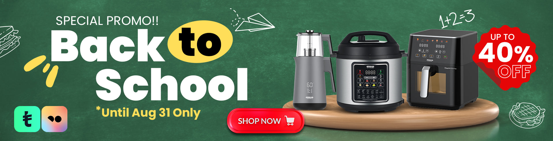 Desktop Banner Back To School