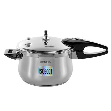 Arshia Stainless Steel Pressure Cooker With Aluminum Base 22cm