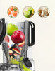 Arshia Slow Juicer 250W – Cold Press Masticating Juicer , 130mm Extra Wide Chute, Triple Filter, Quiet 68dB, Juice & Pulp Cups Included (Grey/Black)