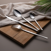Arshia 86-Piece Silver Cutlery Set – Premium 18/10 Stainless Steel, Elegant Flatware, Durable & Stain-Resistant