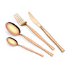 Arshia 86-Piece Rose Gold Sandblast Cutlery Set – Premium 18/10 Stainless Steel, Elegant & Durable Flatware