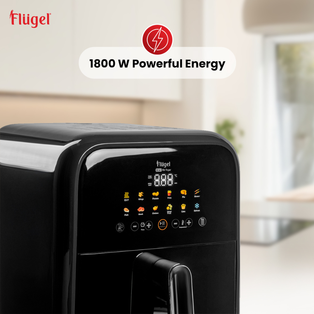 Flügel 7.5L Air Fryer – 1800W Large Capacity Oil-Free Cooking