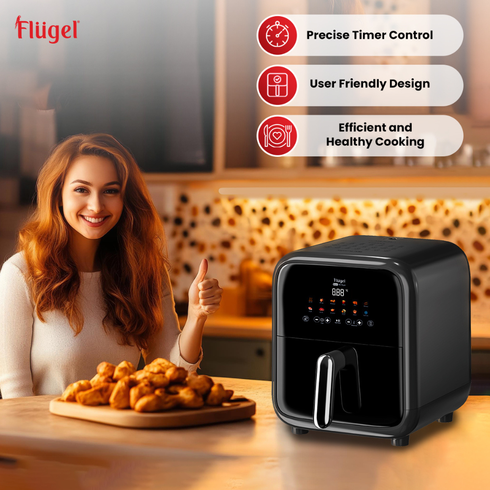 Flügel 7.5L Air Fryer – 1800W Large Capacity Oil-Free Cooking