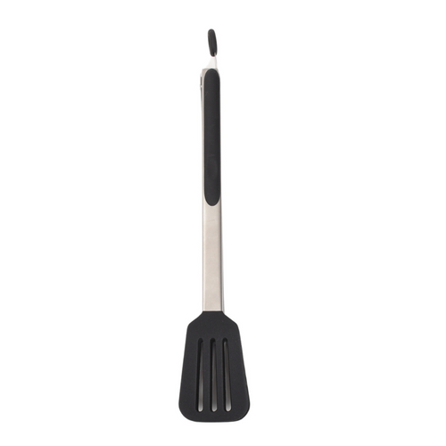 Arshia 12-Inch Turner Tongs – Stainless Steel & Silicone, Non-Slip Grip, Heat-Resistant, Safe for Nonstick