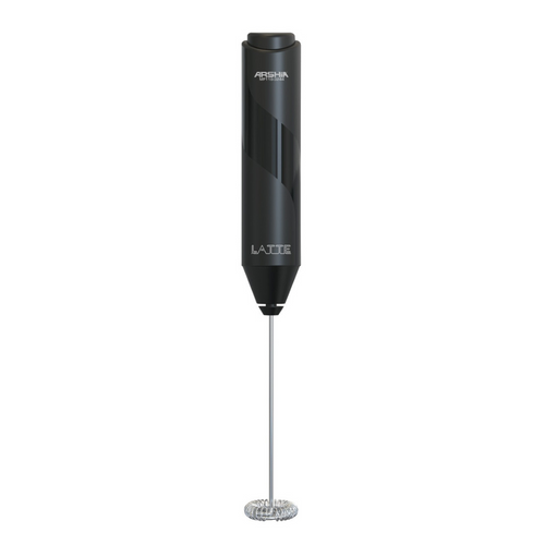 Arshia Battery Operated Milk Frother – Stainless Steel Wand, Powerful Motor, One-Touch Operation
