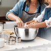 Arshia 12-Piece Stainless Steel Mixing Bowl Set with Grater