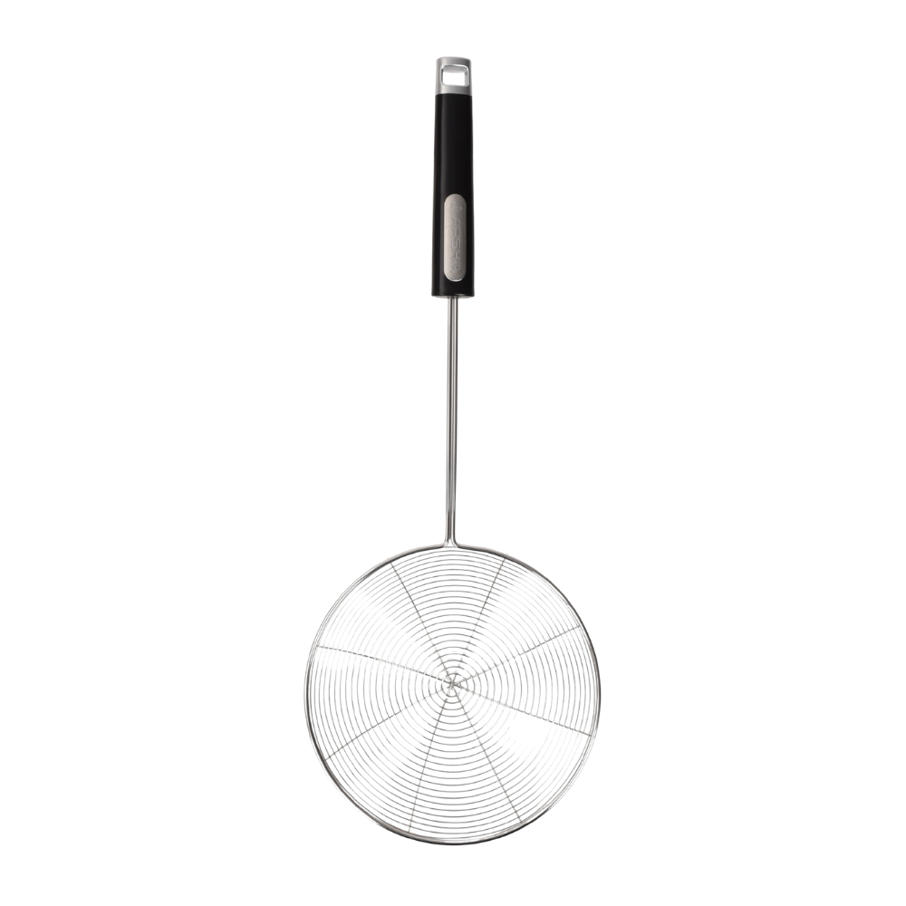Arshia Stainless Steel Skimmer – Heat Resistant Handle, Lightweight, Durable Kitchen Tool