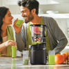 Arshia Slow Juicer 250W – Cold Press Masticating Juicer , 130mm Extra Wide Chute, Triple Filter, Quiet 68dB, Juice & Pulp Cups Included (Grey/Black)