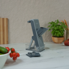 ARSHIA 4‑in‑1 Foldable Vegetable Slicer & Grater with Safety Guard & Storage Container