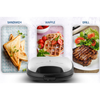 Arshia 4-Slice Sandwich Maker – 3-in-1 with Grill, Waffle & Sandwich Plates, 1200W, Non-Stick
