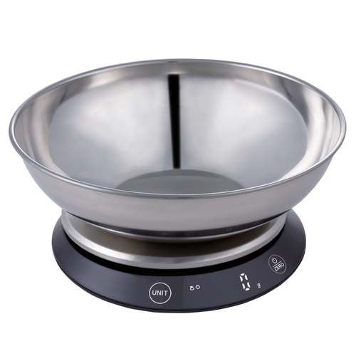 Arshia Digital Kitchen Scale with Stainless Steel Bowl – 5kg Capacity