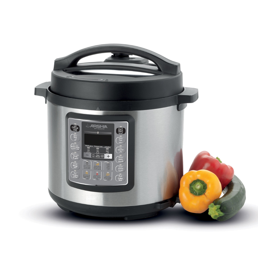 Arshia Stainless Steel Digital Pressure Cooker – 6L