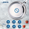 Arshia 26cm Tri-Ply Stainless Steel Fry Pan