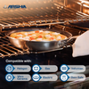 Arshia 26cm Tri-Ply Stainless Steel Fry Pan