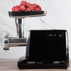 Arshia Pro Turbo Meat Grinder – 3200W Heavy-Duty Electric Meat Mincer with Sausage & Kibbeh Attachments, Reverse Function, and Stainless Steel Blades (Black)