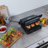 Arshia Smart Grill Pro 2000W – 180° Open Flat Electric Grill with Dual Temperature Control, Non-Stick Plates & Drip Tray