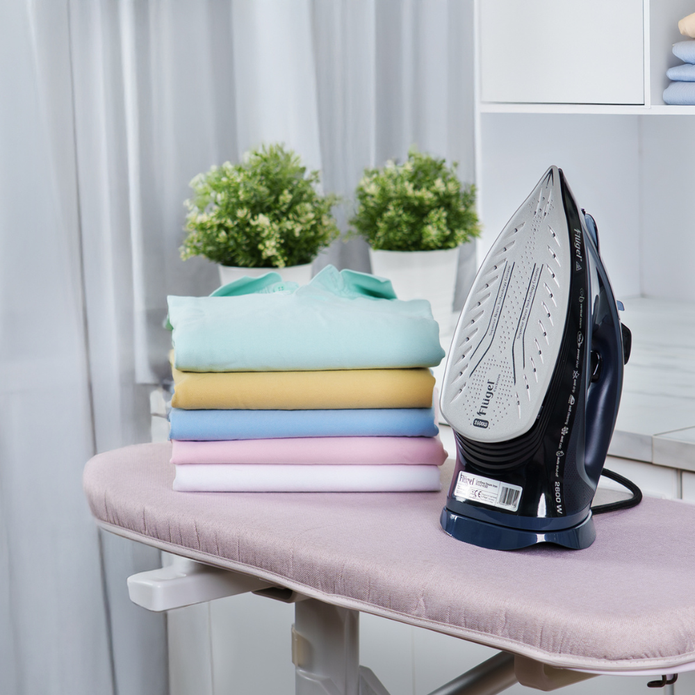 Flügel Cordless Steam Iron – 2600W High-Performance Wireless Iron with Anti-Drip, Anti-Calc & Strong Steam Burst Technology