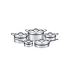 Arshia 10 pcs Titanium Stainless Steel Cookware  Set