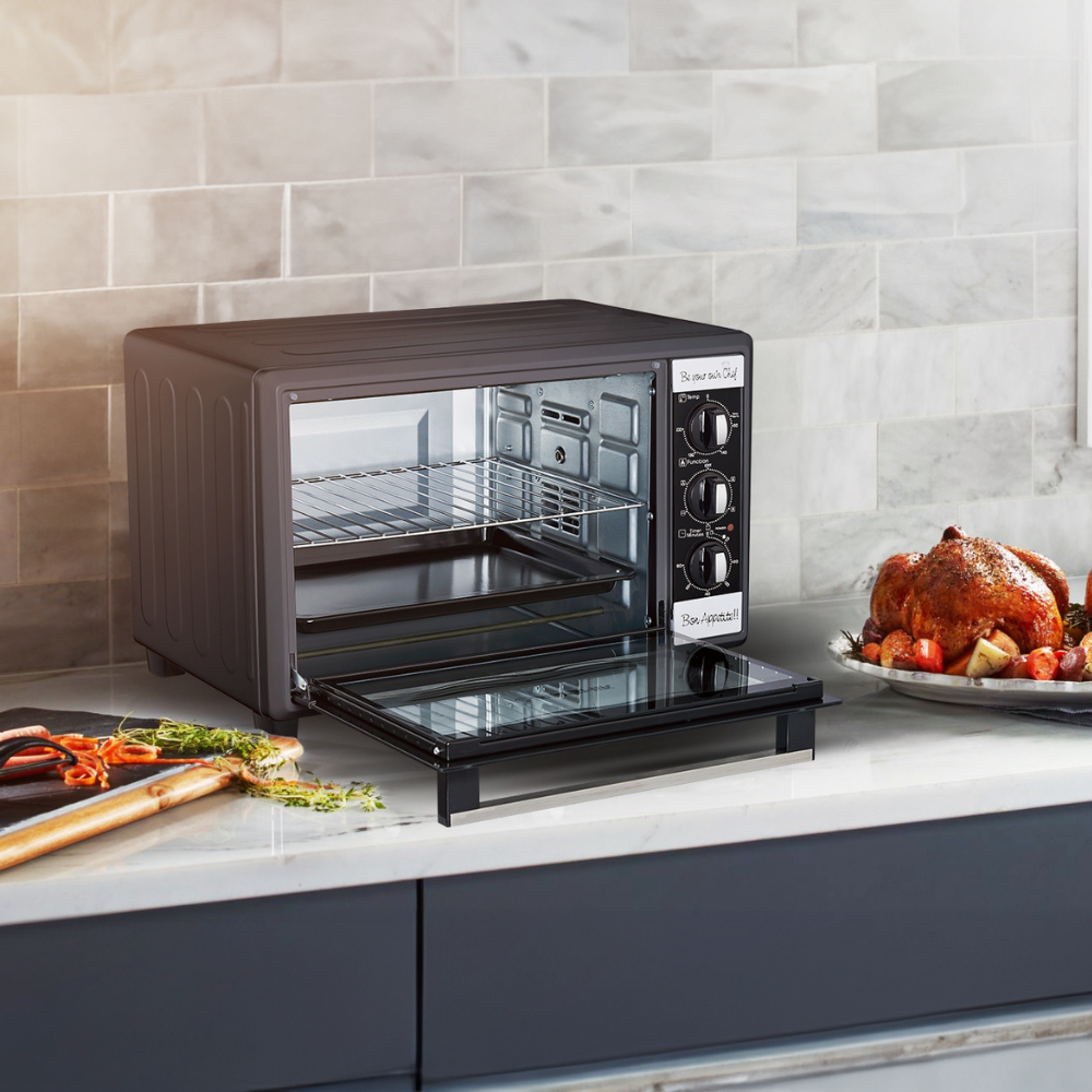 Arshia Multifunctional Toaster Oven 35L Black