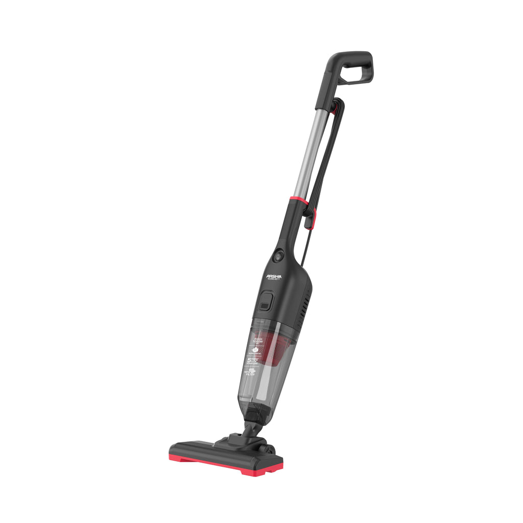 Arshia VC360 3 in 1 Stick Vacuum Cleaner Black & Red