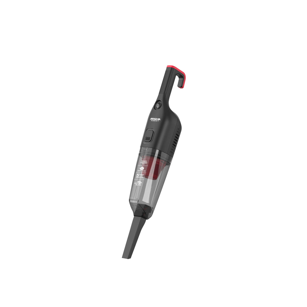 Arshia VC360 3 in 1 Stick Vacuum Cleaner Black & Red