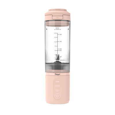 Flugel VitaGo Portable Blender 600ml – USB-C Rechargeable Personal Smoothie Maker, Ice Crushing, 180W High Power – Pink