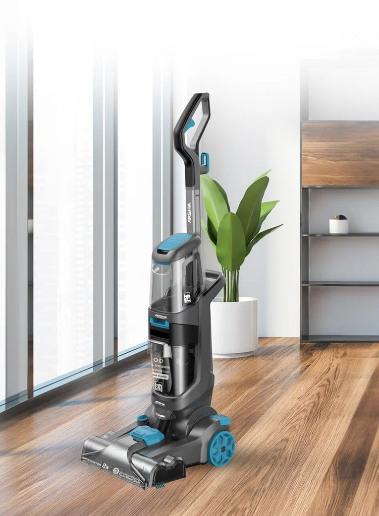 Arshia Carpet Washer 800W – Dual Turbo Power, HeatForce Quick Dry 30min, 11KPA Suction, 2.1L Tank, Upholstery Tool & Advanced Scrubbing Brush – 18-Month Warranty