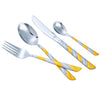 Arshia Silver and Gold Cutlery 128pc  Set