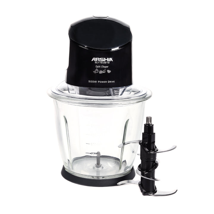 Arshia Electric Chopper 6-Blades Black BS