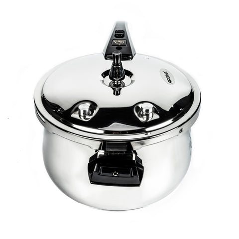 Arshia  Pressure Cooker with Glass Lid and Steamer 22cm  Stainless Steel,