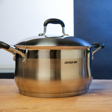 Arshia Stainless Steel Casserole pot 24cm